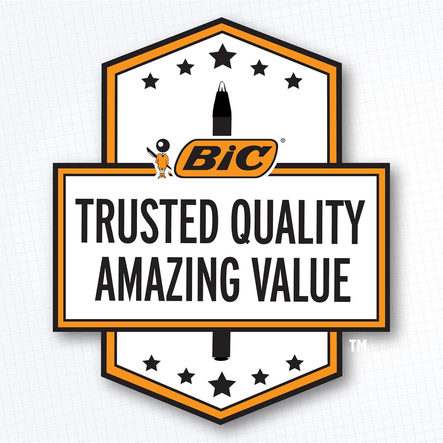 BIC Cristal Xtra Smooth Blue Ballpoint Pens, Medium Point (1.0mm), 24-Count Pack, Extra Smooth and Reliable Ballpoint Pens - Image 7