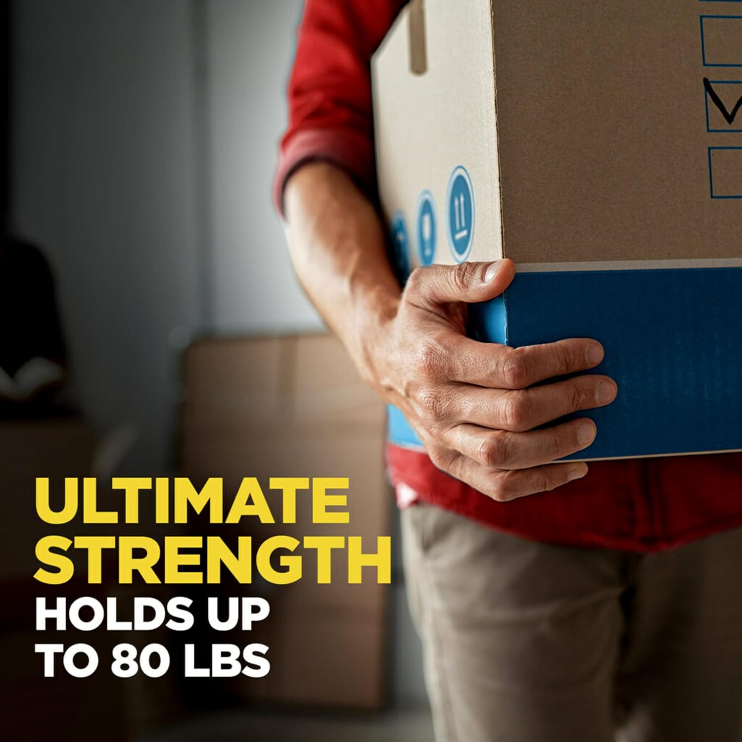 Scotch Heavy Duty Shipping Packaging Tape, 1.88 in x 54.6 yd, Designed for Packing, Shipping and Mailing, Strong Seal on All Box Types, 3-Inch Core, 2 Rolls - Image 8