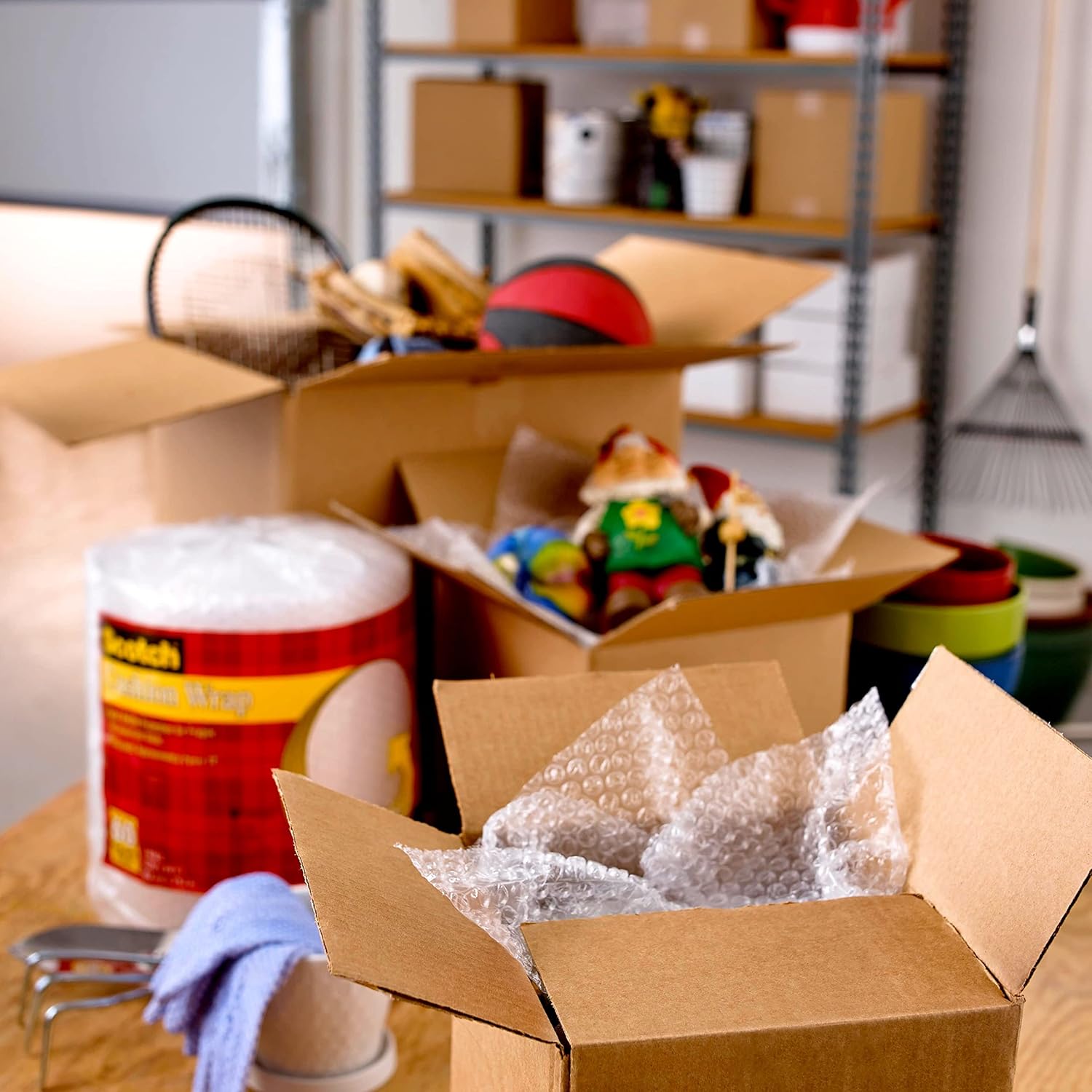 Scotch Heavy Duty Packaging Tape, 1.88" x 54.6 yd, Designed for Packing, Shipping and Mailing, Strong Seal on All Box Types, 3" Core, Clear, 3 Rolls (3850-3), (Packaging May Vary) - Image 16