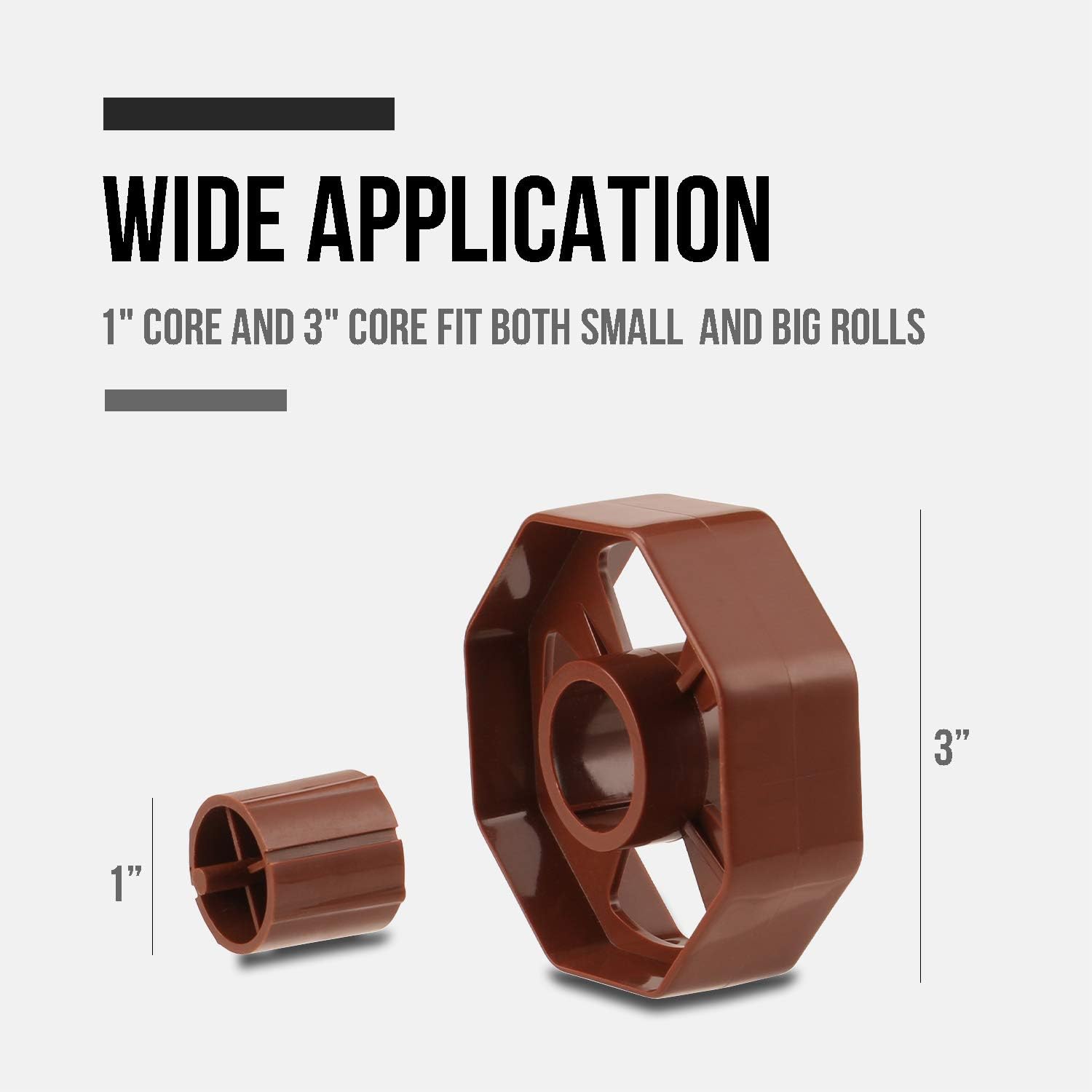 Lichamp Desktop Tape Dispenser Holder with Large 3 inch Core for Masking Tape, Heat Transfer Tape Sublimation, Painters Tape, Freezer Tape and Kitchen Tape - Image 5