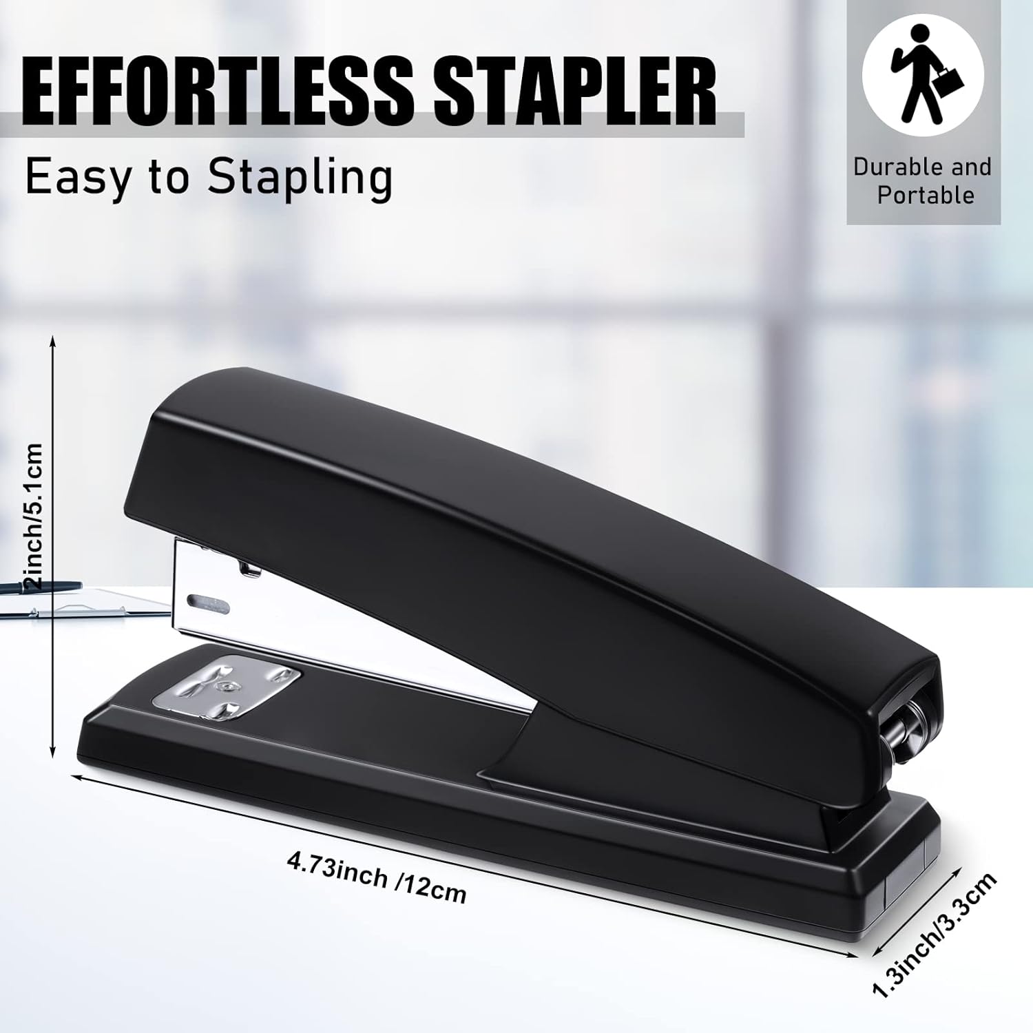 Marspark 10 Pcs Stapler for Desk Office Staplers Bulk with 6000 Staples 25 Sheet Capacity for School Office - Image 3