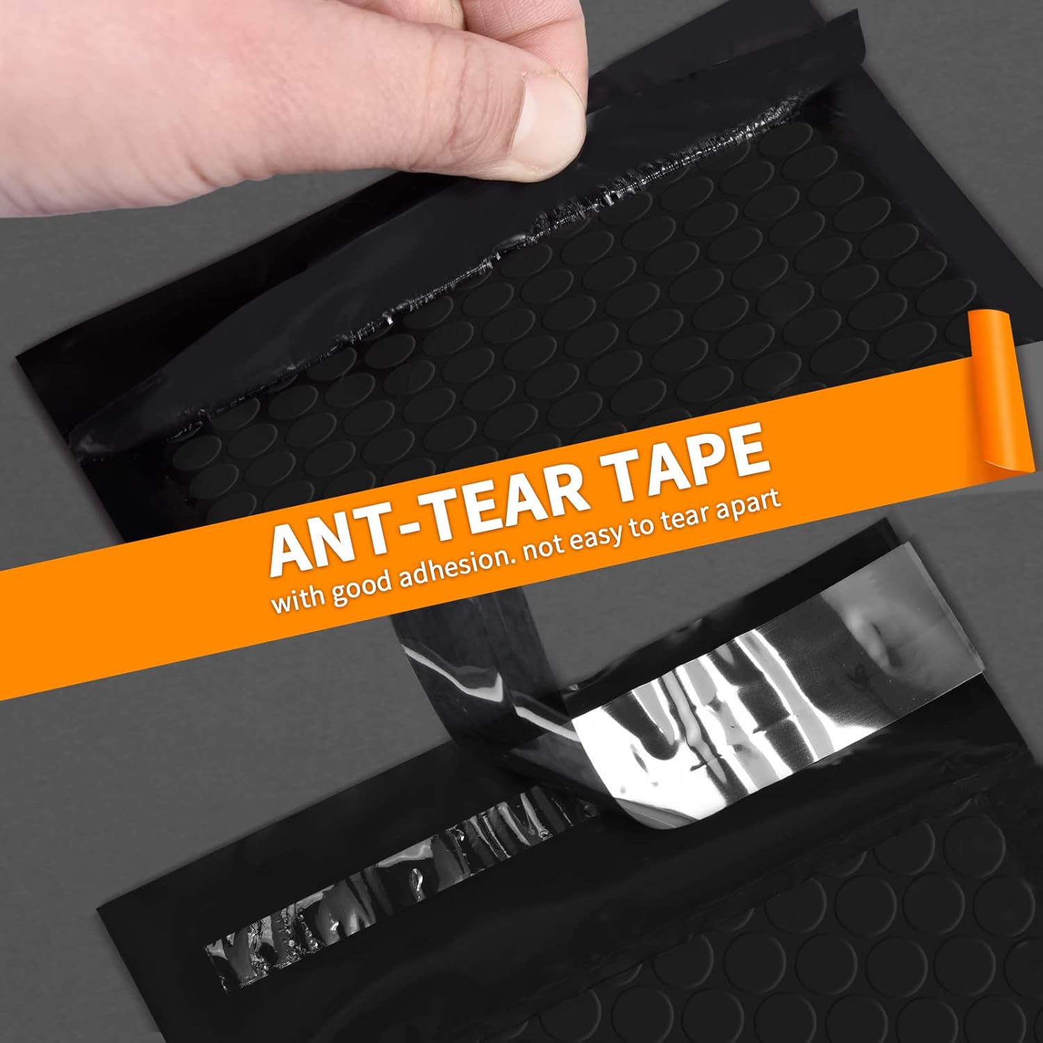 packbabol Bubble Mailers, 6x9 Inch Poly Padded Bubble Mailers Pack of 50 Bubble Envelopes Opaque Self Seal Adhesive Waterproof Bags for Shipping and Packaging(Black,6x9-50Pc) - Image 4