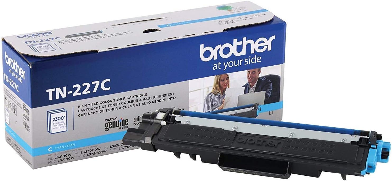 Brother TN227 4 High Yield Color Toner Set (BK/C/M/Y) (1) TN227BK, (1) TN227C, (1) TN227M, (1) TN227Y - Image 4