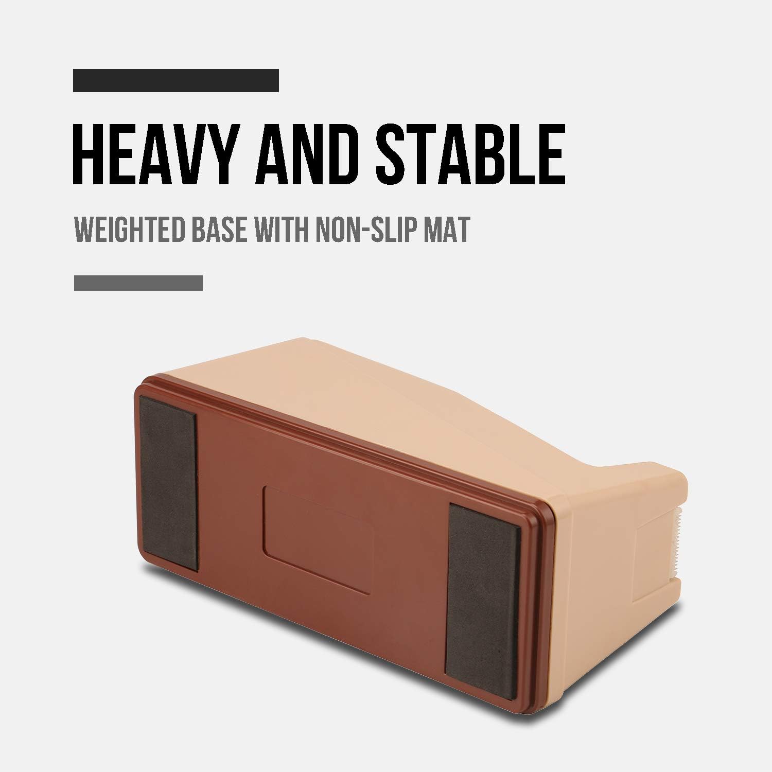 Lichamp Desktop Tape Dispenser Holder with Large 3 inch Core for Masking Tape, Heat Transfer Tape Sublimation, Painters Tape, Freezer Tape and Kitchen Tape - Image 4