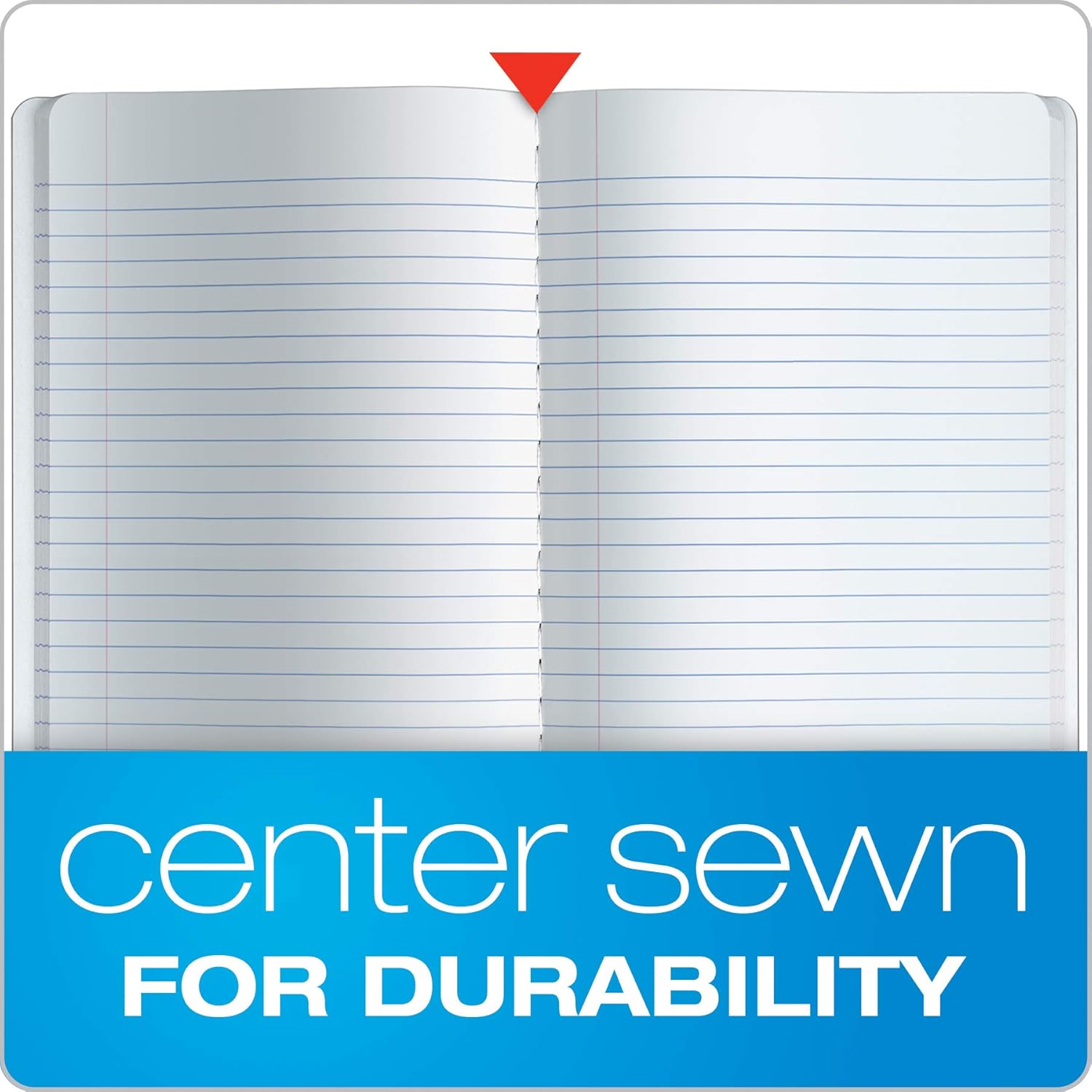 Oxford Composition Notebook 6 Pack, Wide Ruled Paper, 9-3/4 x 7-1/2 Inches, 100 Sheets, Assorted Marble Covers, 2 Each: Blue, Green, Red (63762) - Image 5