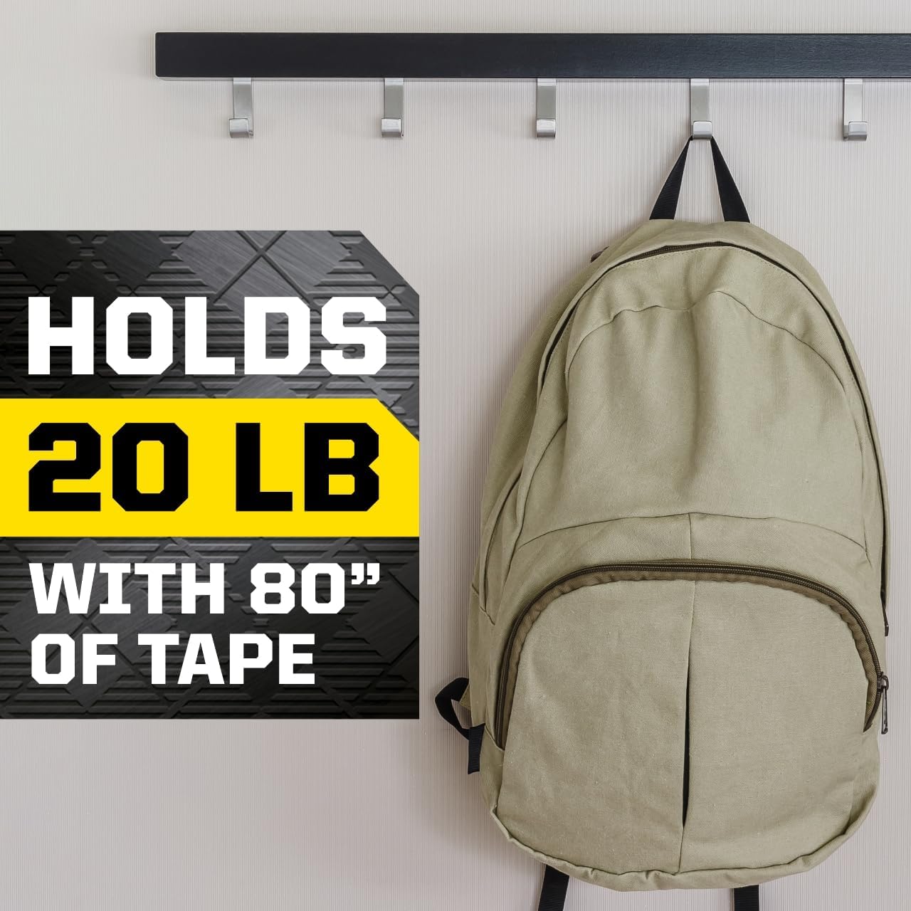 Scotch-Mount Multi-Purpose Gel Tape, Double-Sided Tape for Heavy Duty Applications, Removable Mounting Tape, Nano Tape, Water-Resistant Clear Mounting Tape, Holds up to 20 lbs, 1-Pack - Image 4