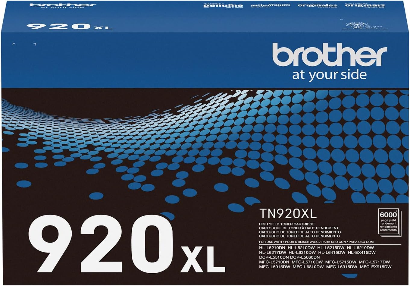 Brother Genuine Cartridge TN920XL High Yield Black Toner,1 Pack - Image 3
