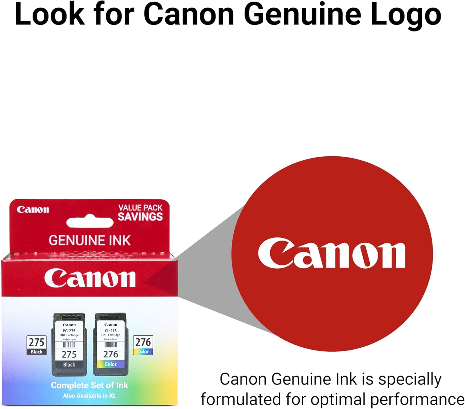 Canon PG-275 / CL-276 Genuine Ink Value Pack (2 Cartridges), Compatible with TS3520/3522/4722/3720/3722, TR4720 - Image 6
