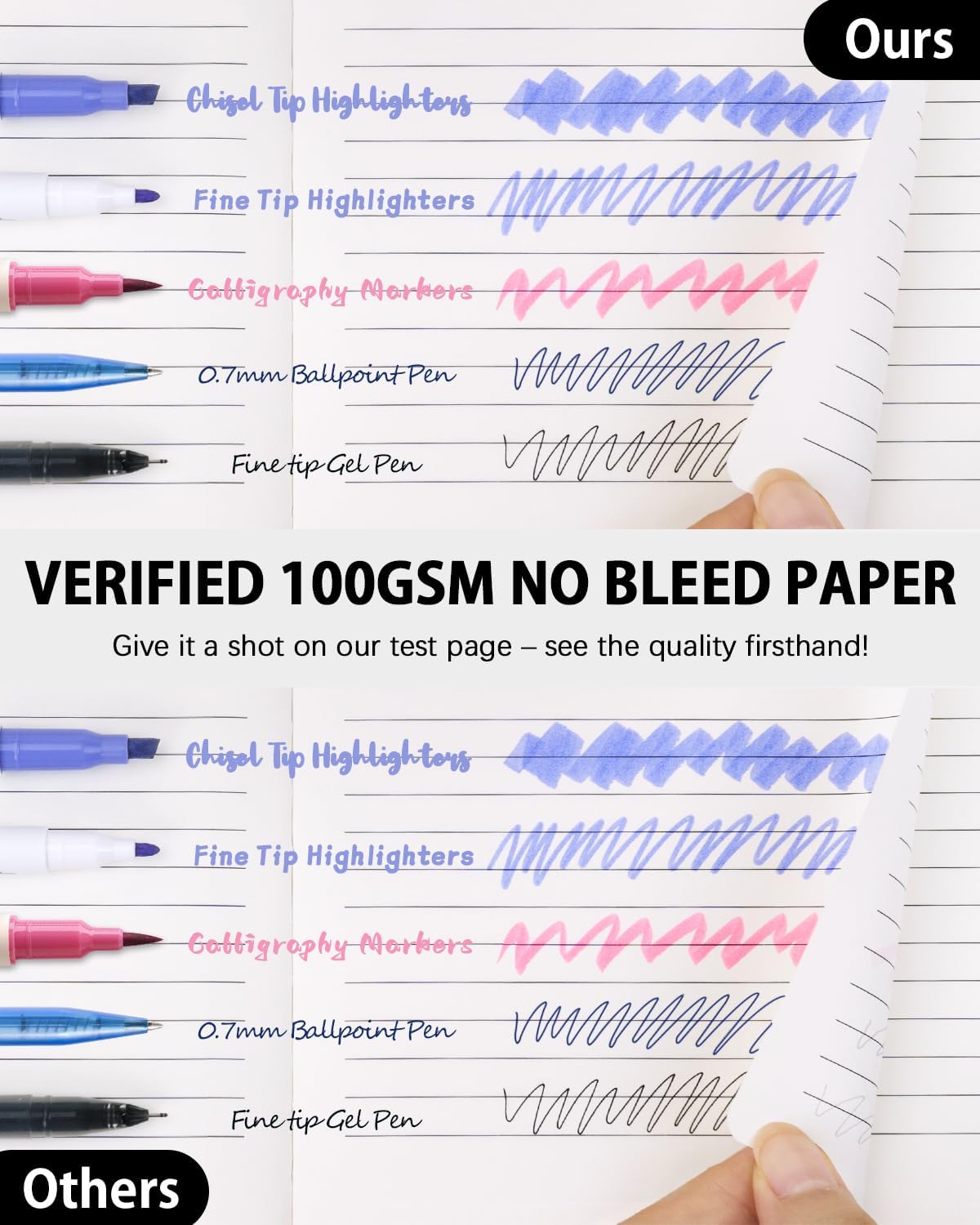 Dynta Hardcover Journal Notebooks, 10 Packs A5 Lined Journals Bulk for Writing 200 Pages/100Sheets, 8.4 x 5.8 inch, 10 Colors Classic Ruled Notebook for Work/Travel/College/Note Taking - Image 6