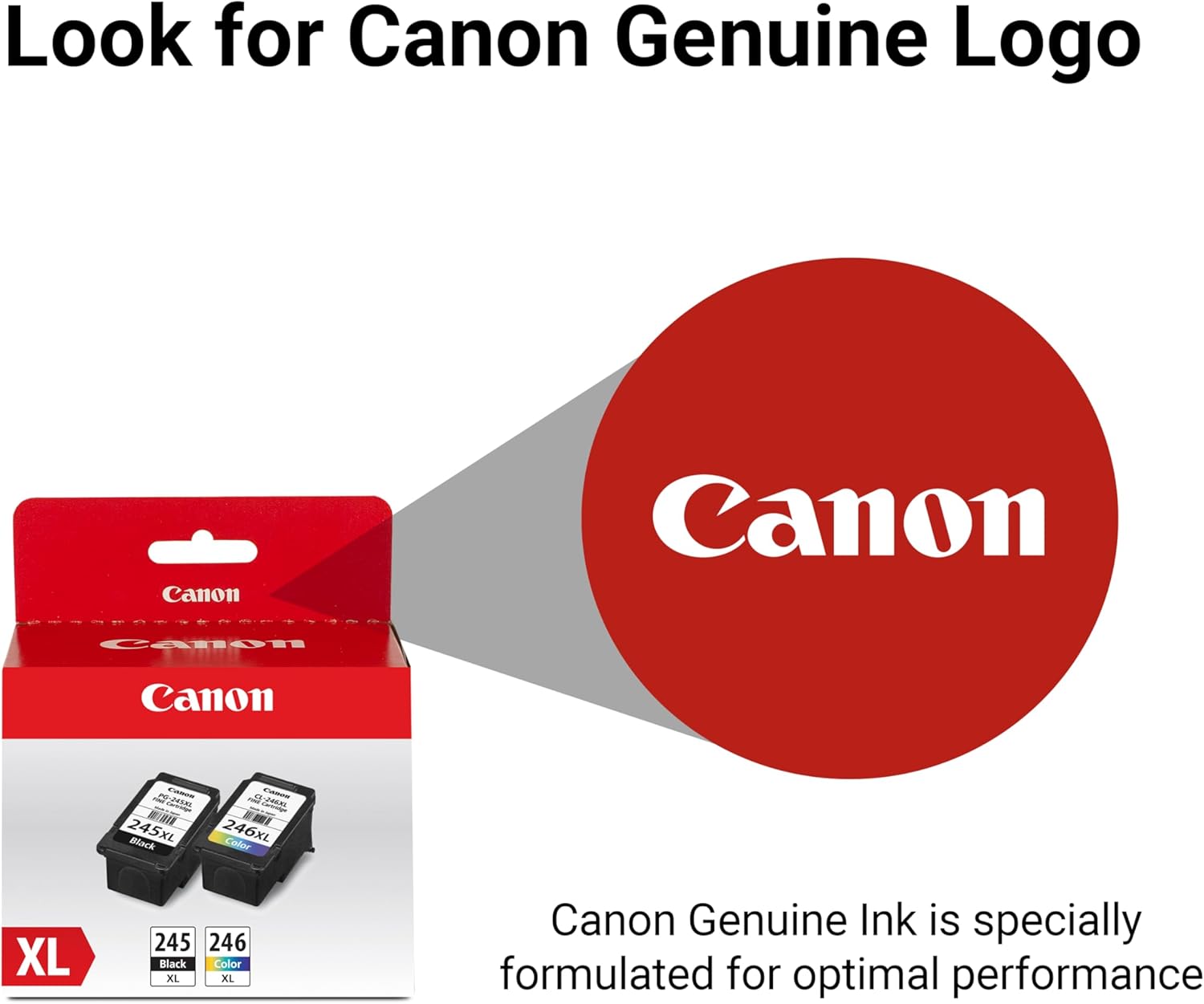 Canon PG-245 XL / CL-246 XL Genuine Ink Value Pack (2 Cartridges), Compatible with iP2820, MG2420/2924/2920/3020/2522/2525, MX492, TS3120/302/302a/202/202a/4520/3320 - Image 7