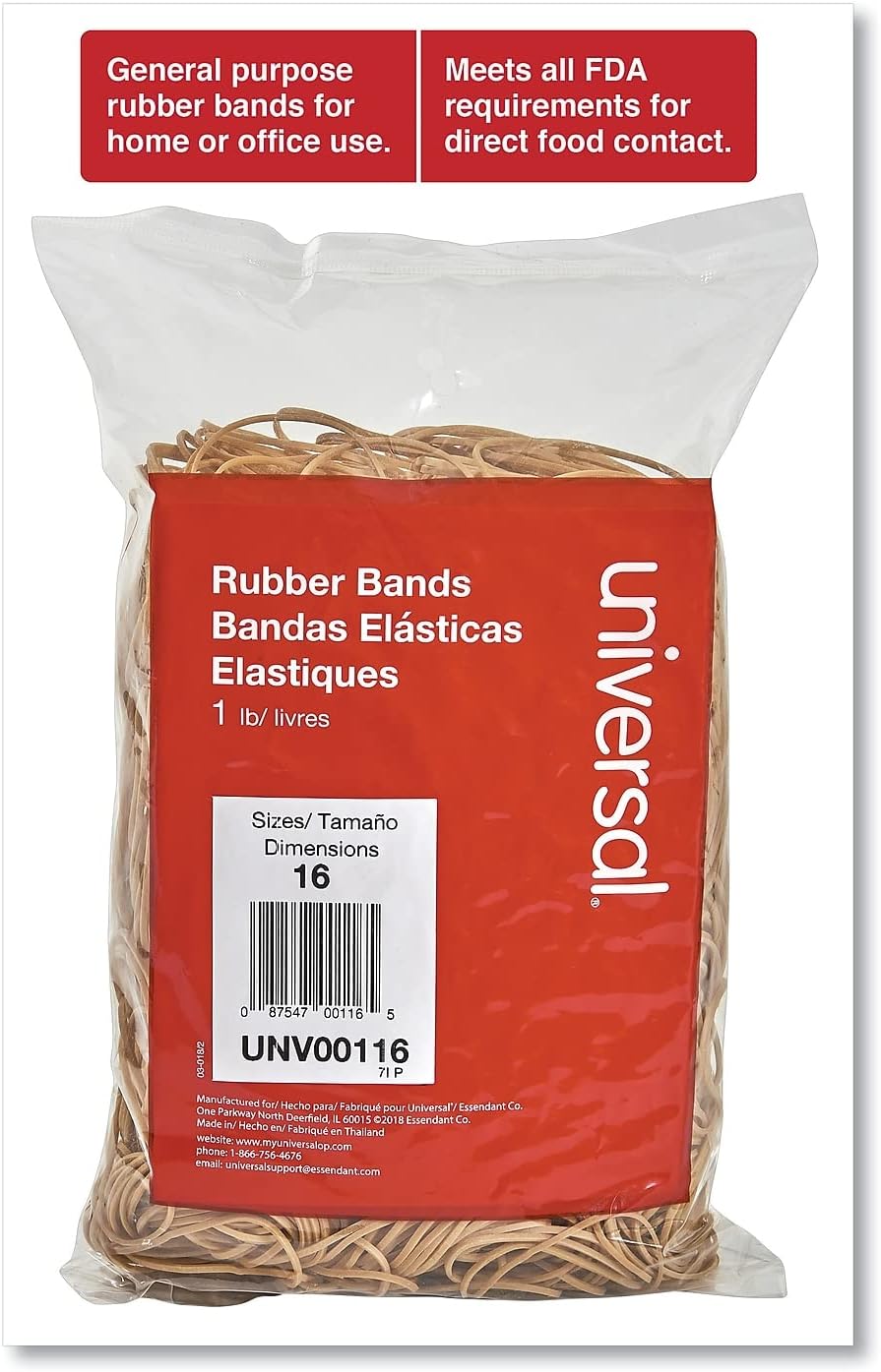 Universal Rubber Bands, Size 16, 1lb Pack - Image 4