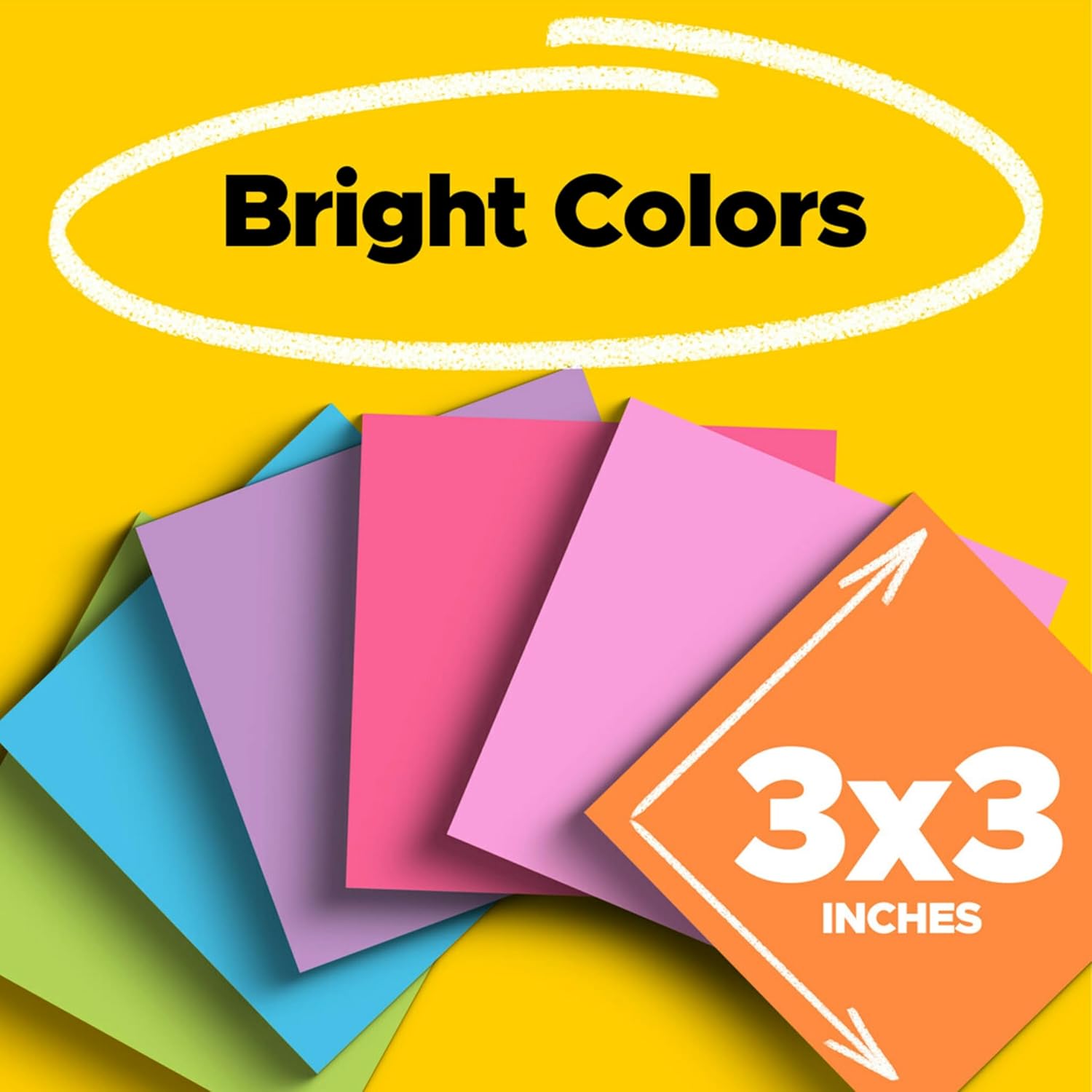 Post-it Super Sticky Notes Value Pack, 24 Pads, Convenient School Bus Carry and Storage Case, 2X The Sticking Power, 3x3 in, Bright Colors (Orange, Pink, Blue, Green, Yellow), Recyclable (654-24SSBUS) - Image 3