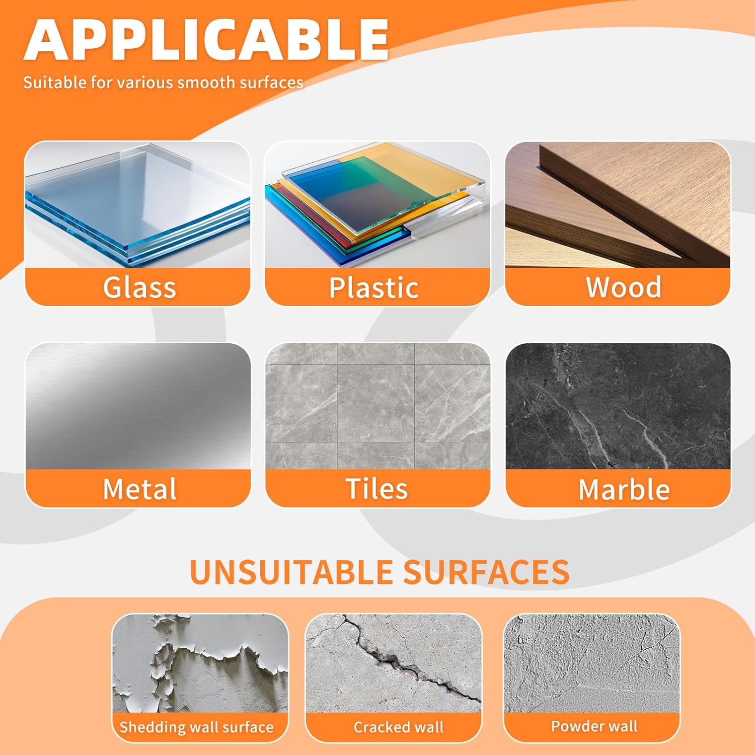 Double Sided Tape HeavyDuty,Double Sided Tape for Walls,48Pcs 2 Sided Sticky Waterproof Pads,1.96 * 1.18 Inch Super Strong Removable Double-Sided Foam, Mounting Black Tape for Hanging - Image 8