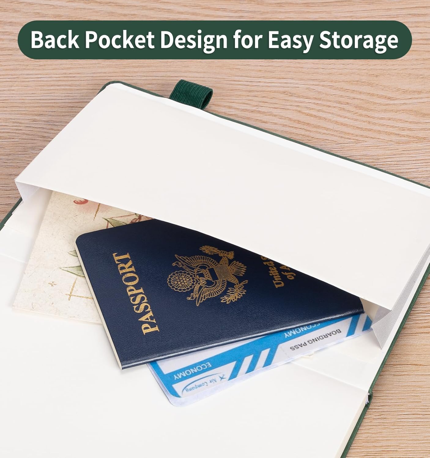 Lined Journal Notebook for Women Men, A5 Hardcover Leather Journals for Writing, 200 Pages Thick Paper, Daily Journal Notebook for Work, School, Note Taking, Business, Travel, College Ruled - Image 7