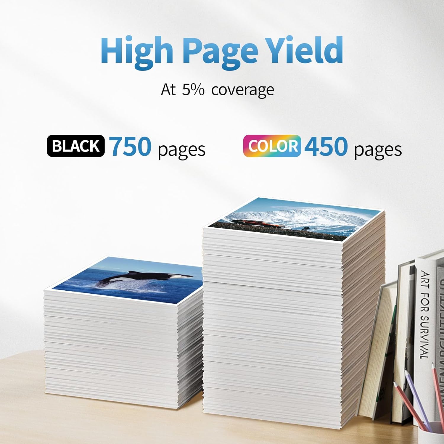 Remanufactured Ink Cartridge Replacement for HP Ink 67 67XL Black Color Combo Pack for Deskjet 2755e 2700e 2752 2742e 2855e 4155e 4100e 4158e 4152e 4500 Envy 6055e 6055 6455 6455e 6452e Printer - Image 4