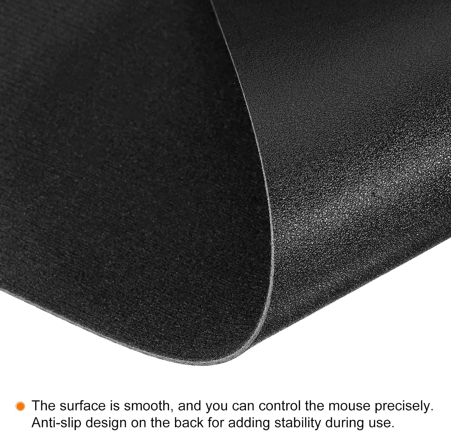 PATIKIL 28"x14" Desk Mat Protector, PU Leather Non-Slip Waterproof Keyboard Pad Writing Mat for Office Home, Black - Image 4