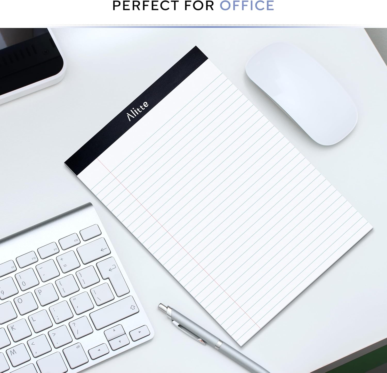 Legal Notepads 8.5 x 11, Pack of 12 - Perforated Wide Ruled Writing Pad - Premium Thick Paper, No Ink Bleeding - Blank Legal Pads For Home, Office, School, Business - 50 Sheets Per Notebook - Image 5