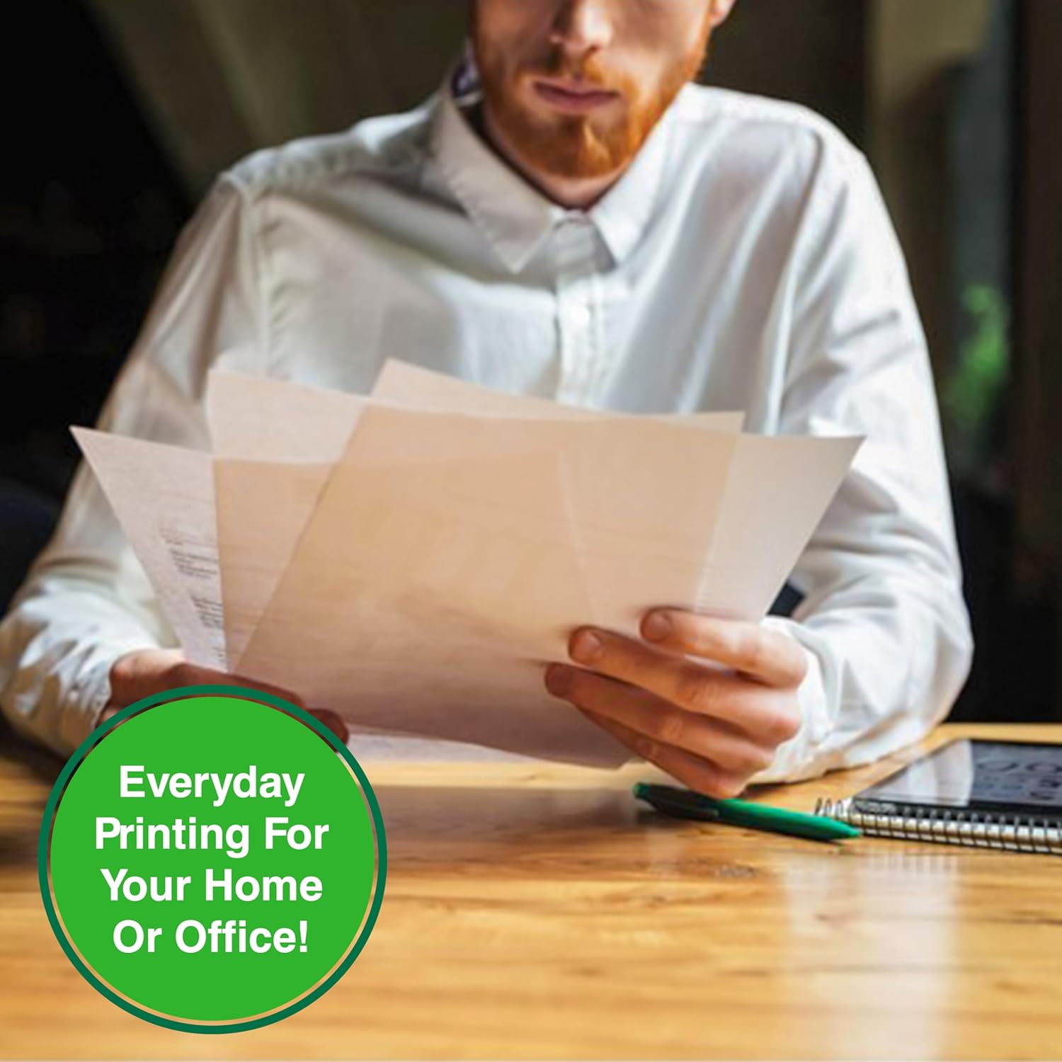 PrintWorks 100% Recycled Printer Paper 8.5" x 11" White - 20 lb Copy & Multipurpose Computer Paper - 1 Pack, 400 Sheets - Made in the USA - 92 Bright - Printer & Copier Compatible (00018) - Image 10