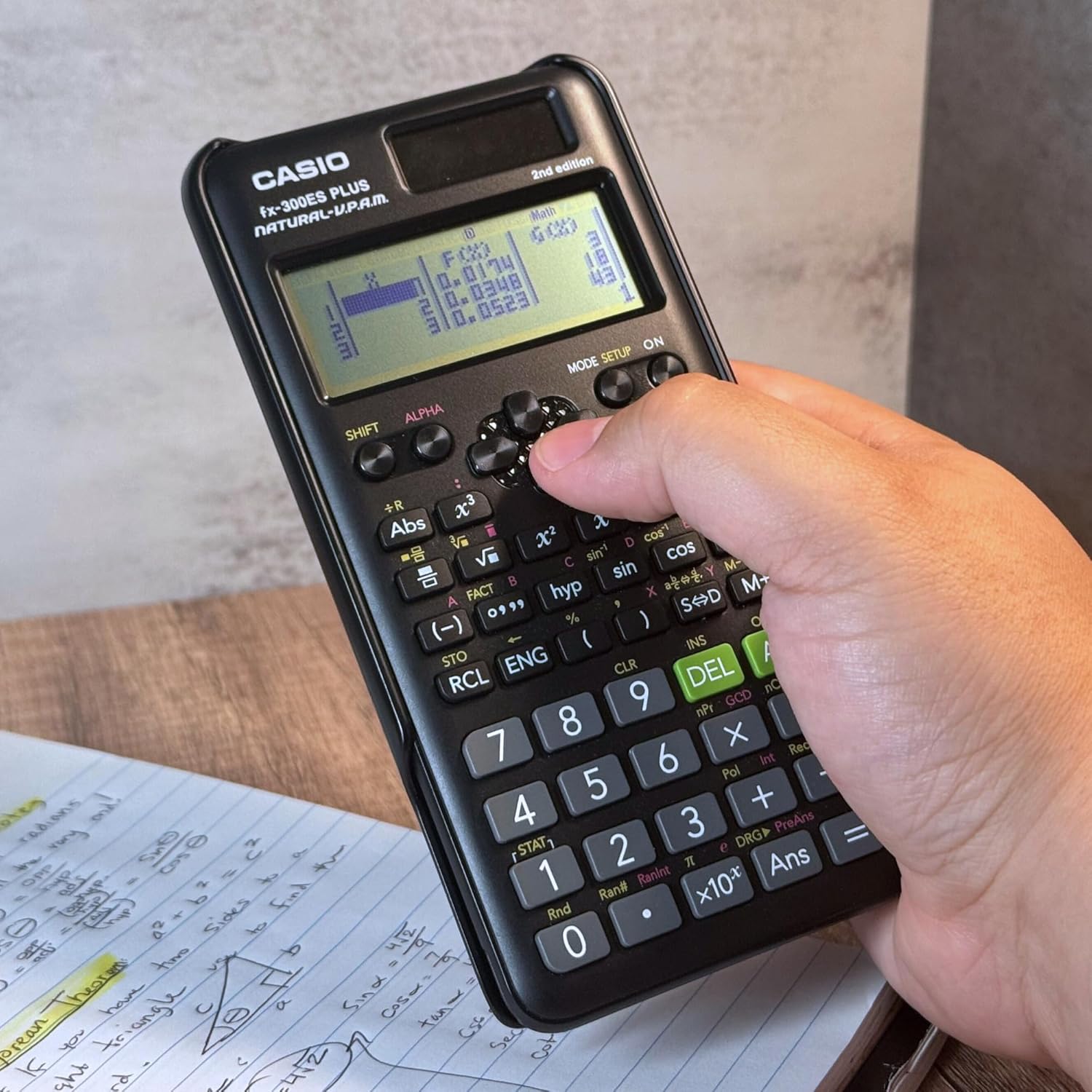 Casio fx-300ES Plus 2nd Edition – Standard Scientific Calculator | 262 Functions, Natural Textbook Display℠ | Ideal for Middle School, High School Math, Statistics & Algebra | Black - Image 7