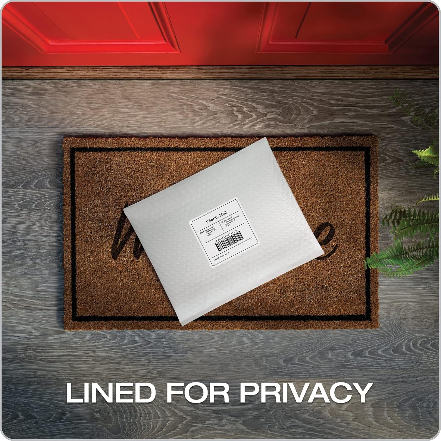 Quality Park Bubble Mailers, 8.25 x 11 Shipping Envelopes, Water Resistant White Poly Padded Envelopes, Redi-Strip Peel Off Closure, 25/Box (QUA85859) - Image 6