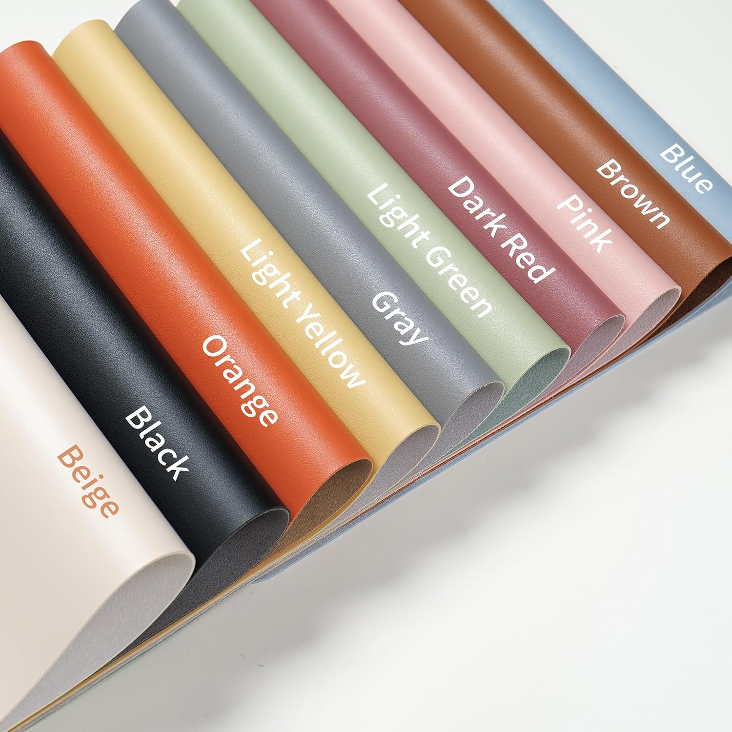 RENMTURE PU Mouse Pad, Faux Leather Large Desk Pad, Home Work Office Accessories, Non-Slip Desk Mat, Waterproof Gaming Pad Desk Blotter (23.6" x 13.7", Brown) - Image 9