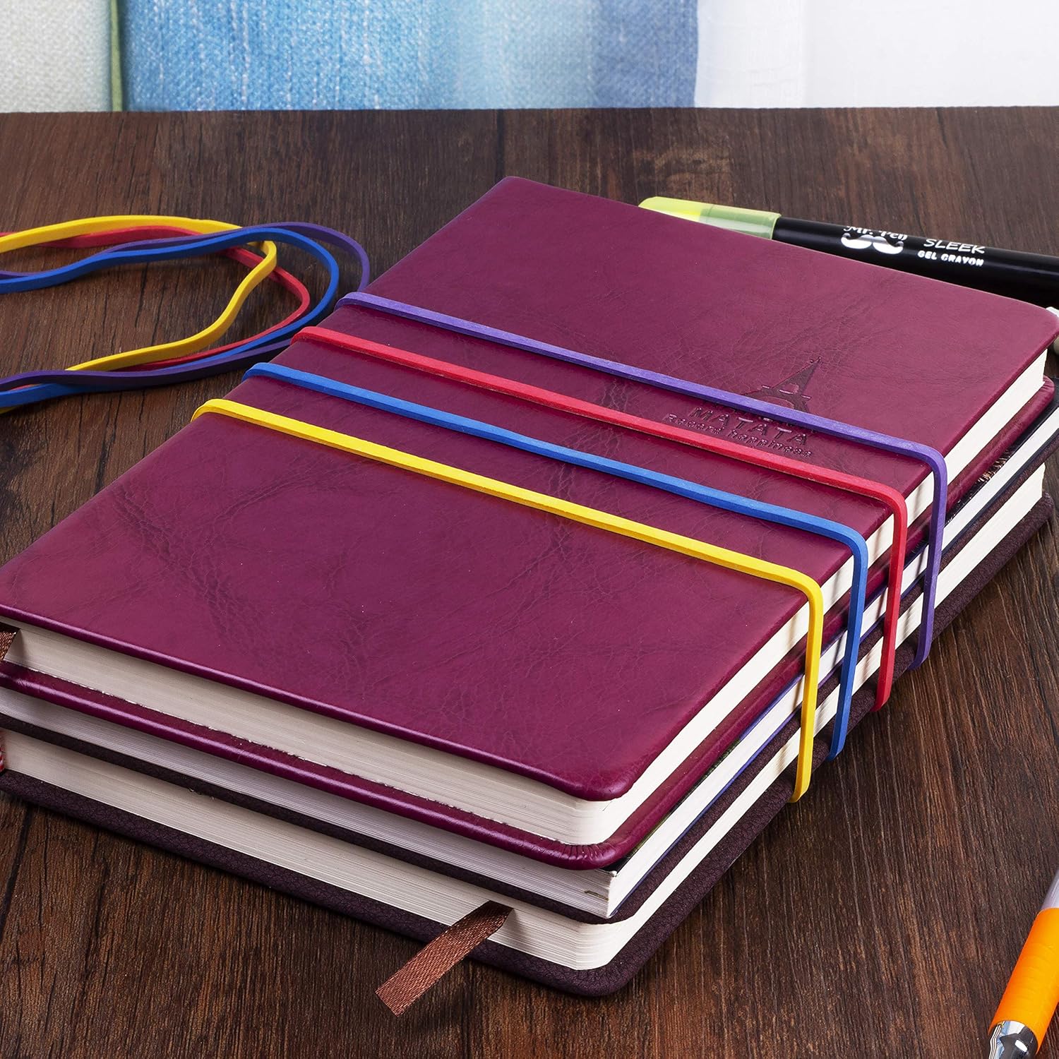 Mr. Pen- Large Assorted Color Rubber Bands, 120 Pack, Giant Elastics for Office - Image 8